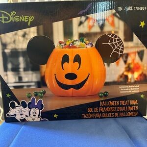 Disney SEALED Halloween treat bowl
